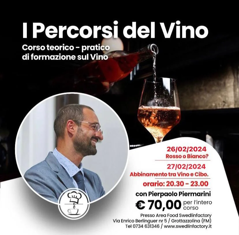 Corso I percorsi del Vino - con Pierpaolo Piermarini