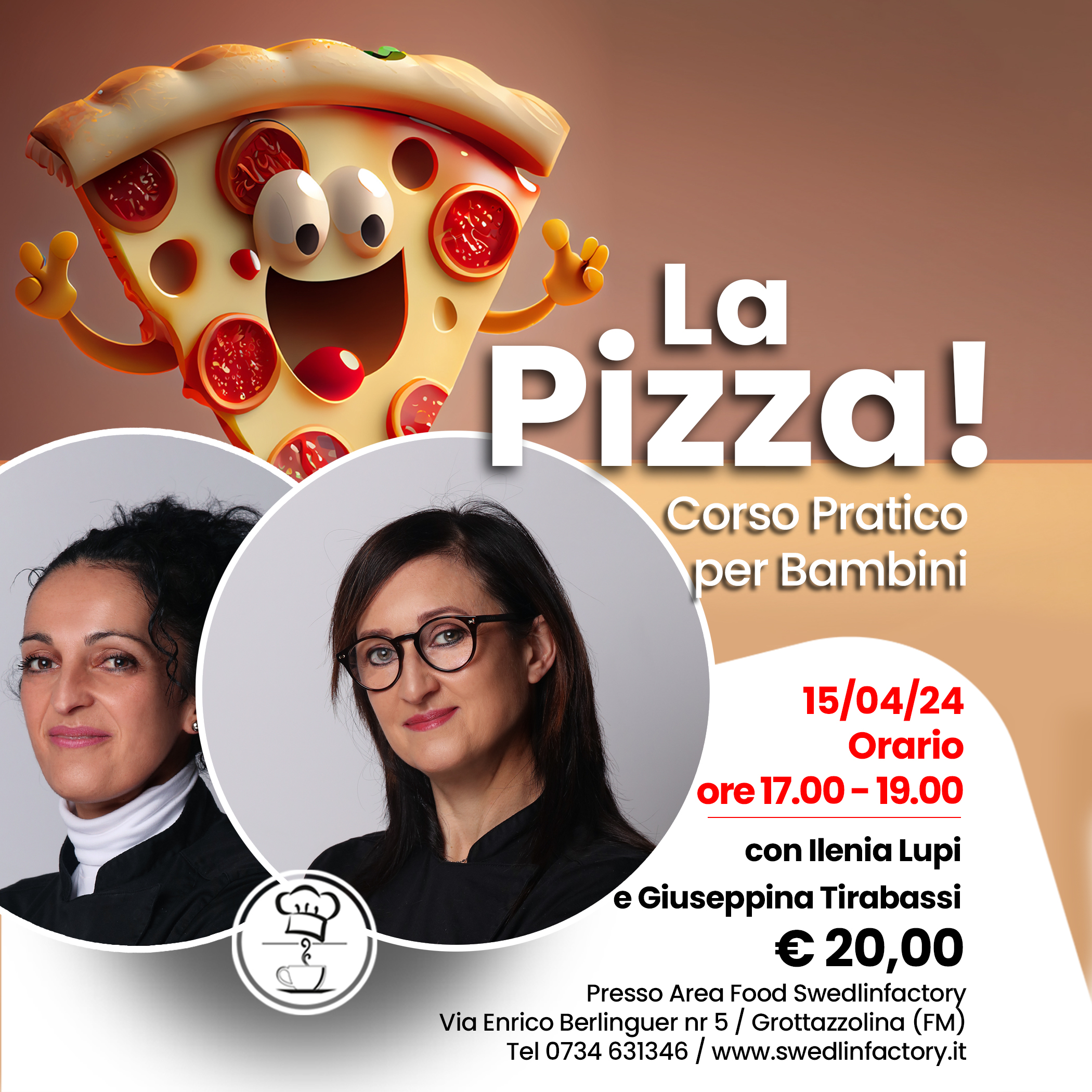Corso di Pizza per bambini - con Lupi e Tirabassi