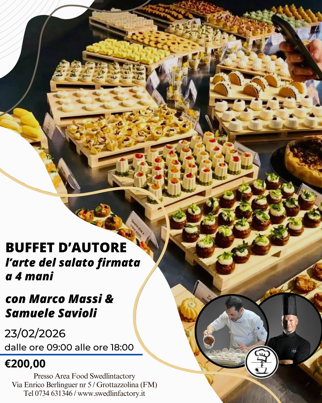 Buffet Salato d'Autore con Massi & Savioli